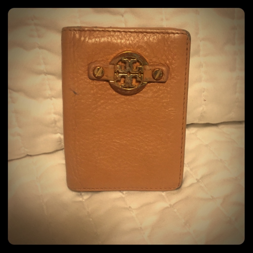 Tory Burch tan small wallet